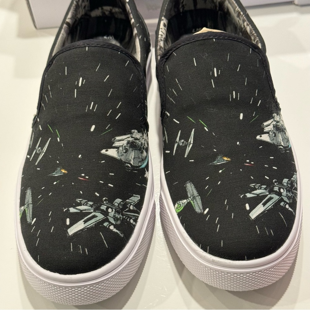 Star Wars Converse Space Print Shoes Womens 7.5